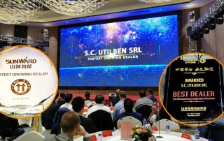 Best Dealer Award 2019 - Utilben - Partener Sunward